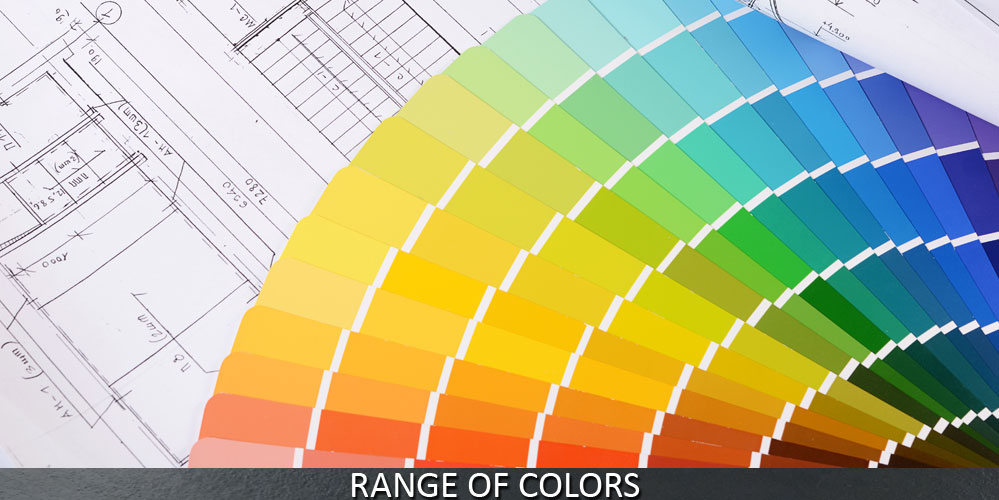 Range of Colors Epoxy and Polyaspartic Paints